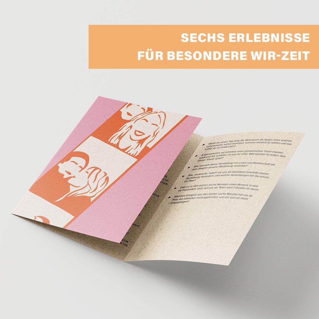 Erlebnisse und Dates für Paare und mehr Wir-Zeit
