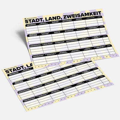 Stadt Land Zweisamkeit Fragen für Paare