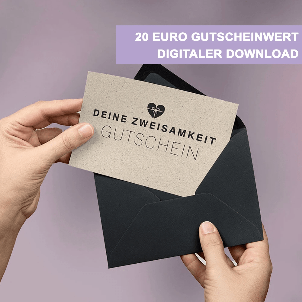 Geschenkgutschein für mehr Zweisamkeit