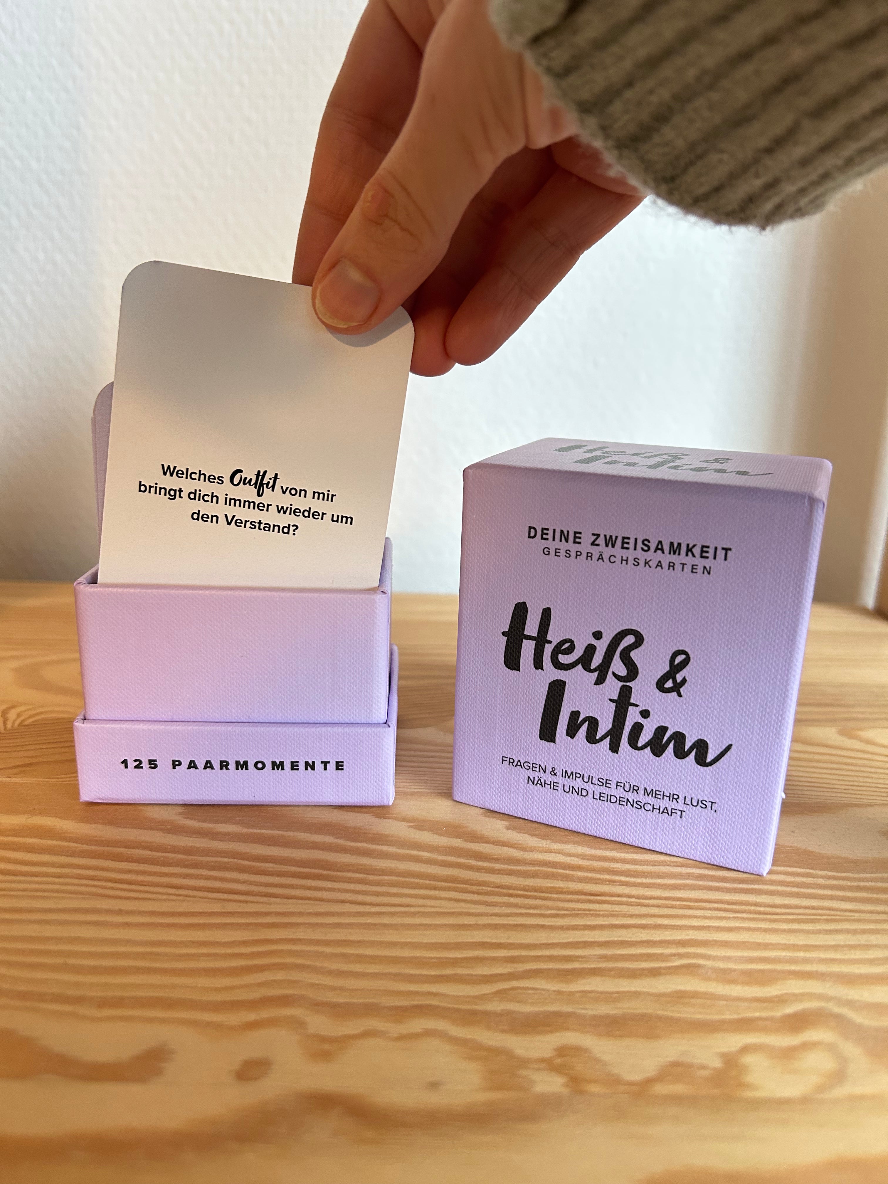 Gesprächskarten für Leidenschaft Intimität und Sinnlichkeit