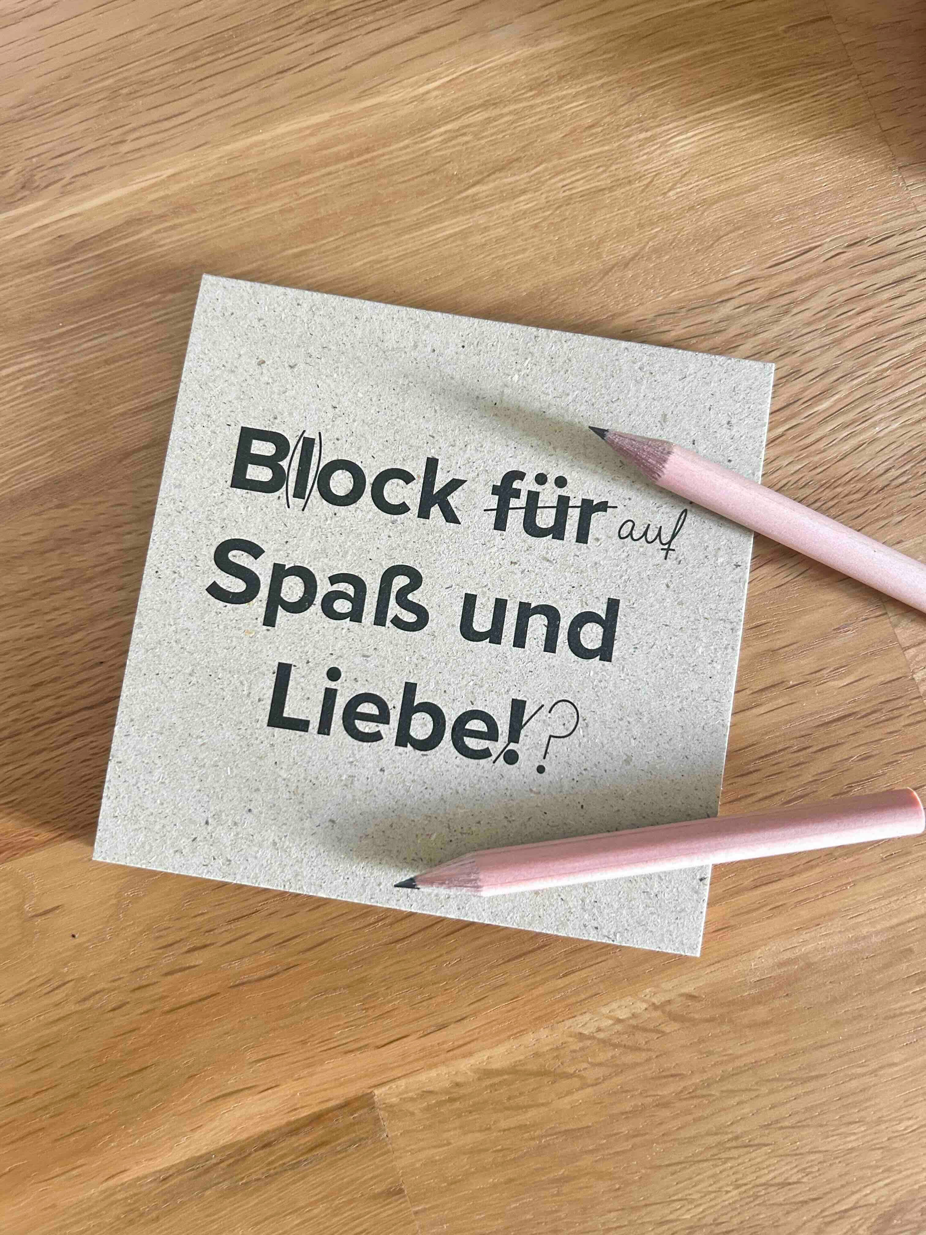 Kritzelblock "Zweisamkeit"