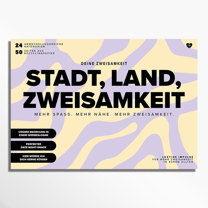 Stadt Land Fluss für Paare
