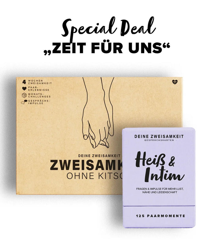 Kombi-Angebot für mehr Zweisamkeit ohne Kitsch und intime Gespräche die Leidenschaft entfachen