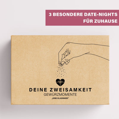 Gewürzmomente-Box für unvergessliche Dates zu Hause