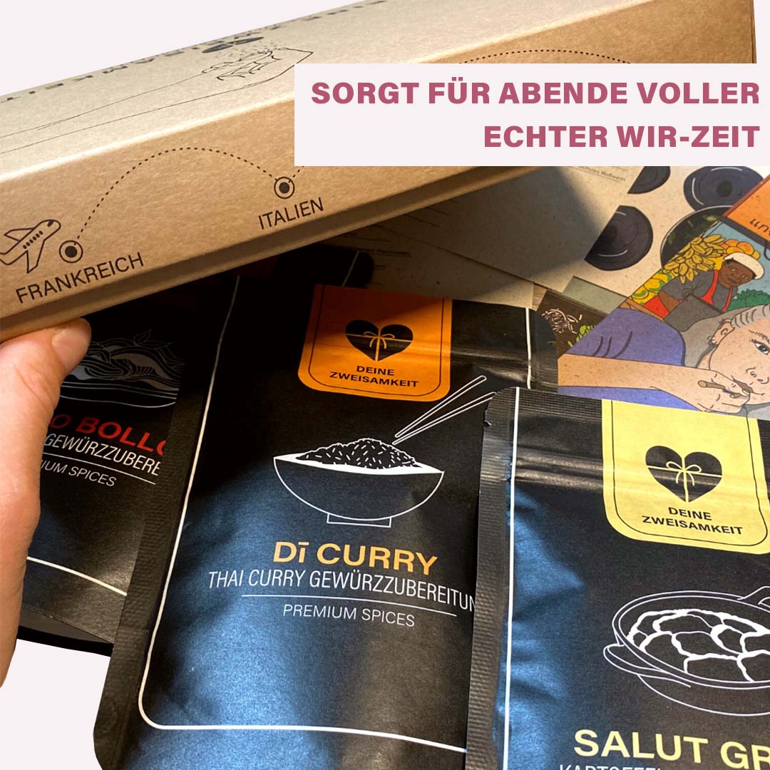 Gewürzmomente-Box für unvergessliche Dates zu Hause