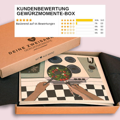Gewürzmomente-Box für unvergessliche Dates zu Hause