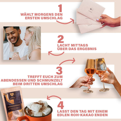 Die Zweitags-Box, der perfekte Tag für Verliebte